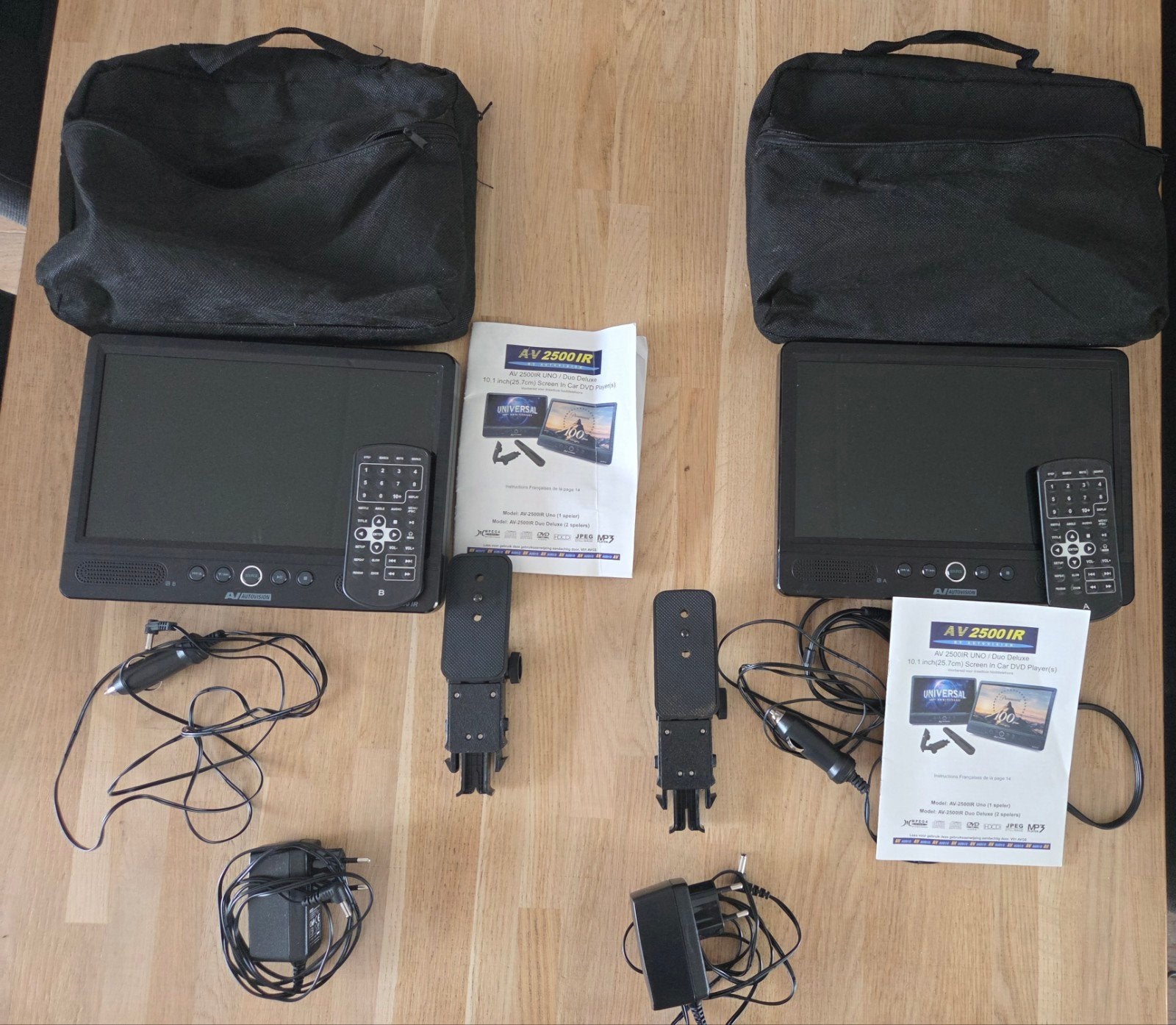 Autovision duo deluxe Portable DVD Speler, Draagbaar, Ophalen of Verzenden, Zo goed als nieuw, Overige merken