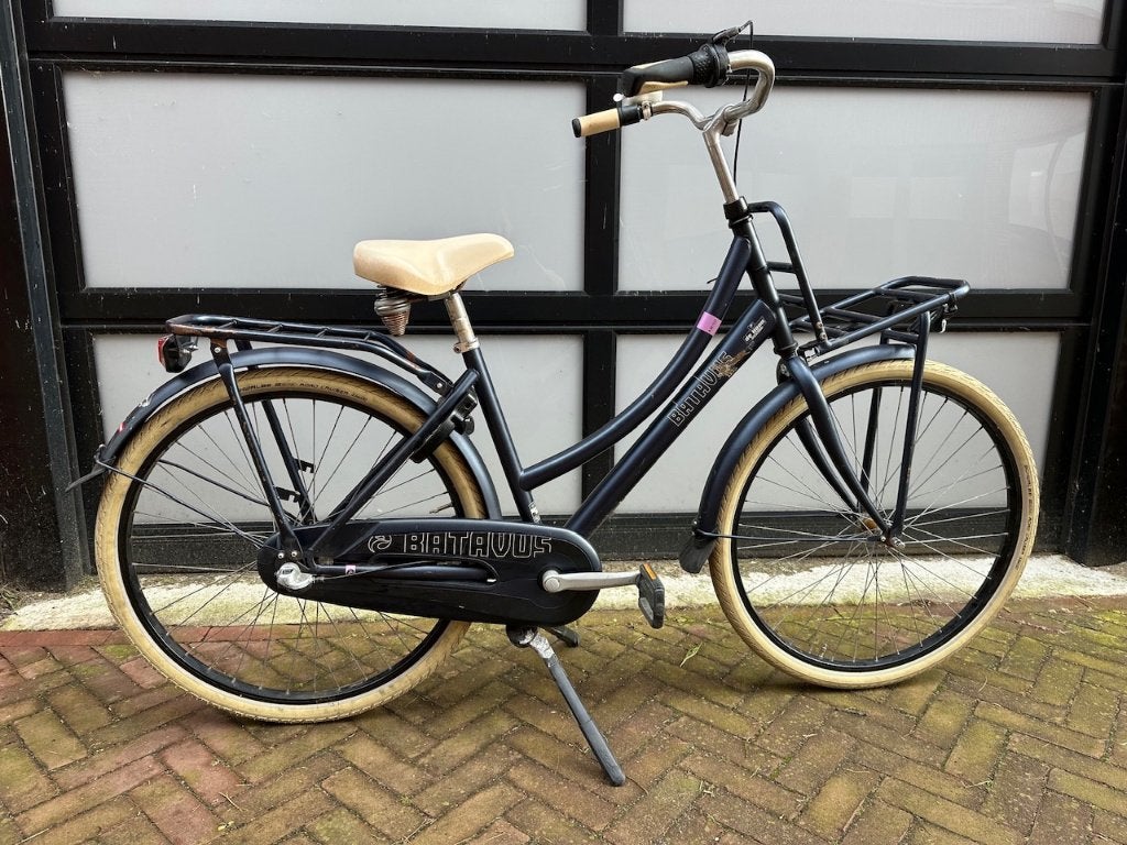 kinderfiets meisje batavus blauw 26 inch, Ophalen, Gebruikt, 20 inch of meer, Batavus