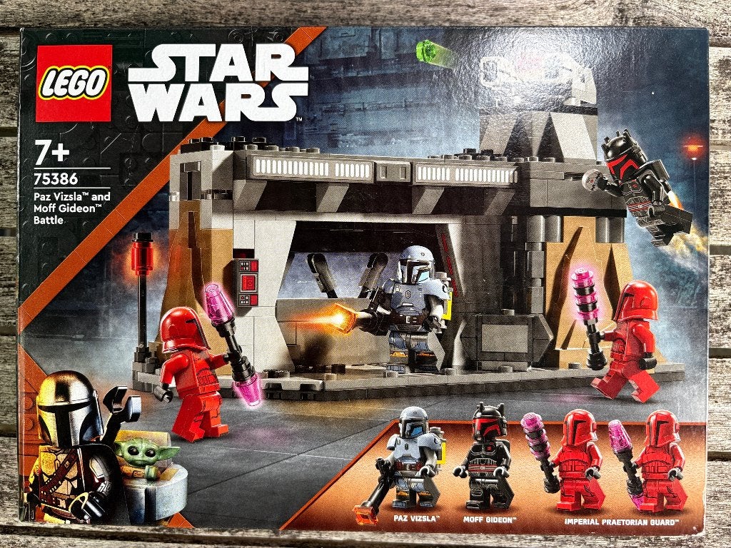 Lego 75386 Star wars Paz Viszla en Moff Gideon NIEUW, Lego, Inclusief accessoires, Star Wars, Lego