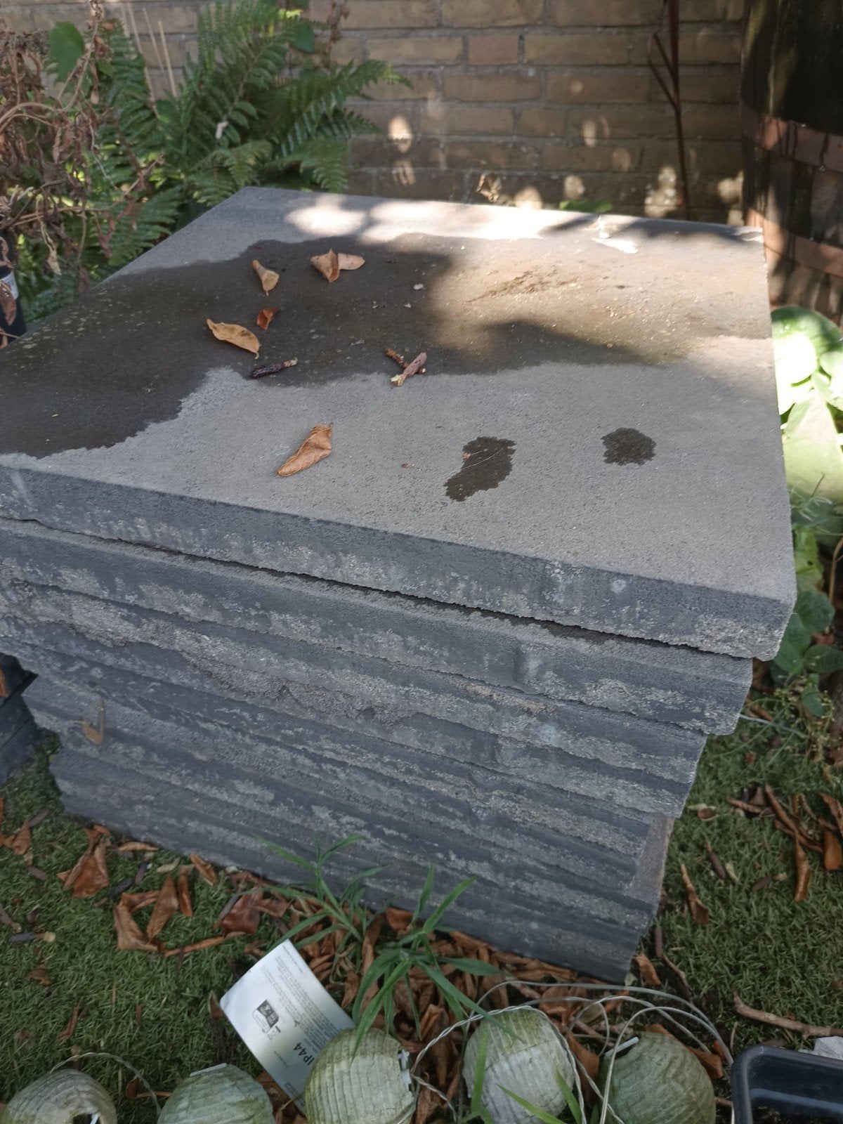 Vierkante terrastegels 50x50cm GRATIS, Ophalen