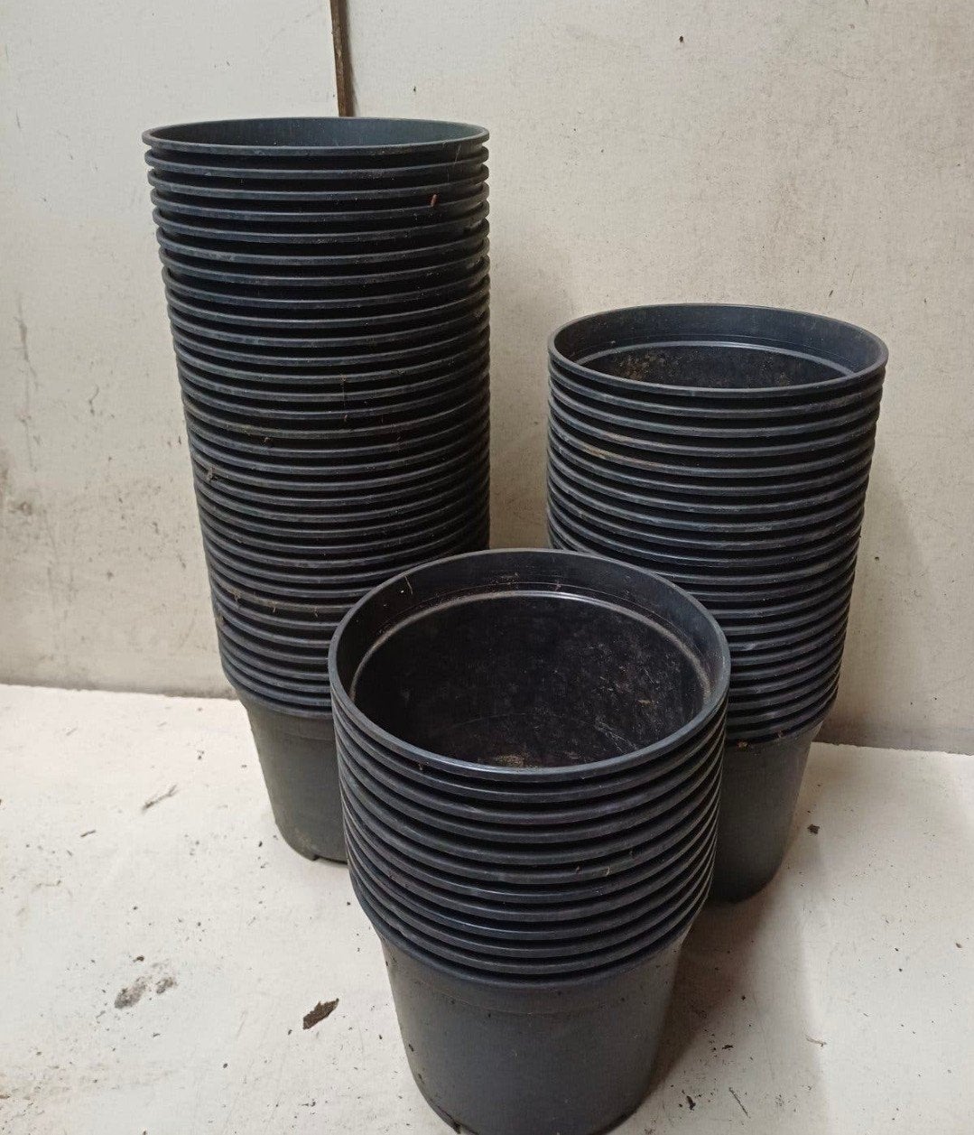 kweekpotten plantenpotten bloempotten 2 liter, Kunststof, Gebruikt, Minder dan 30 cm, Rond