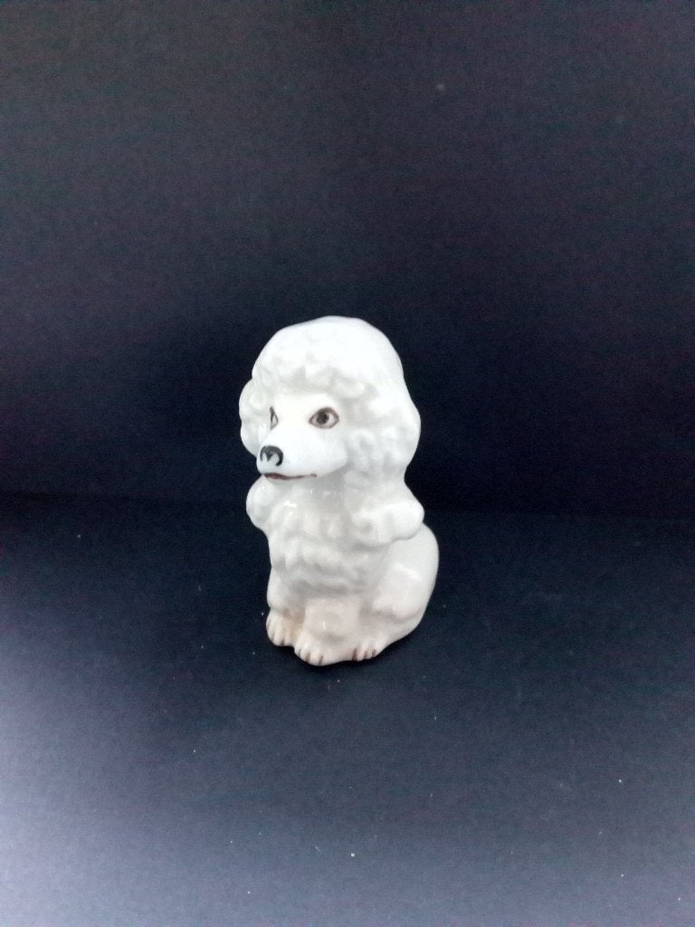 Beeldje wit hondje, Ophalen of Verzenden, Gebruikt, Dier