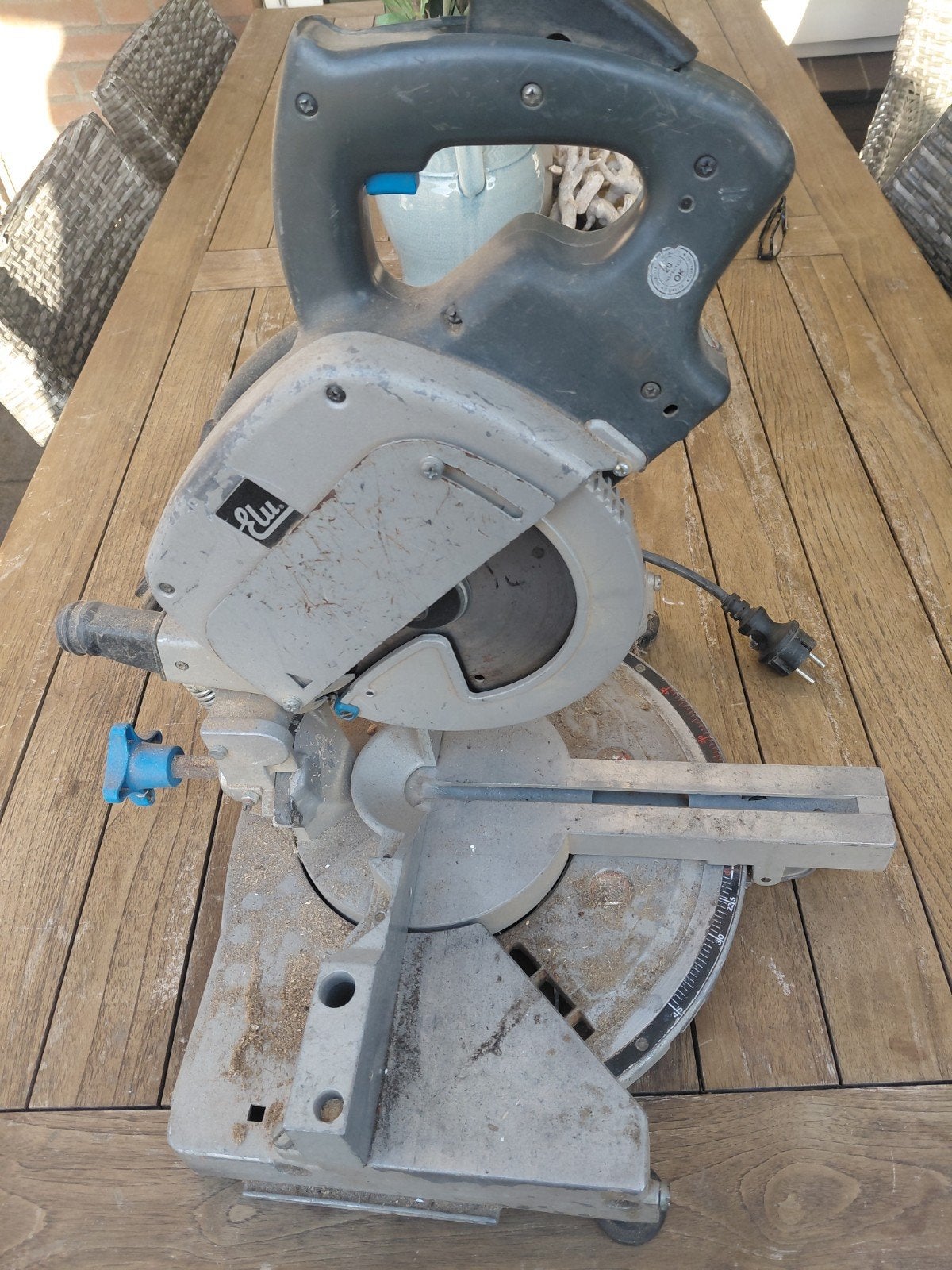 Elu Afkortzaag PS 174 Type A5 - 1200W, Ophalen, Gebruikt, 70 mm of meer, Afkortzaag