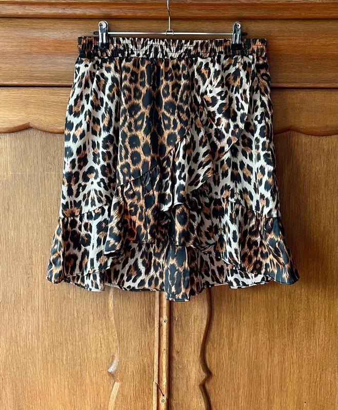 Ichi panter print rokje, Kleding | Dames, Rokken, Maat 38/40 (M), Bruin, Ophalen of Verzenden, Zo goed als nieuw