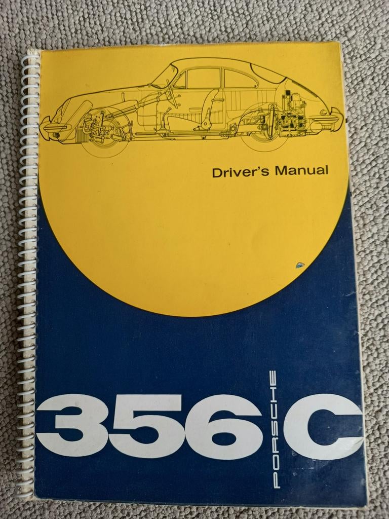 Porsche 356 C Driver's Manual - Origineel, Ophalen of Verzenden