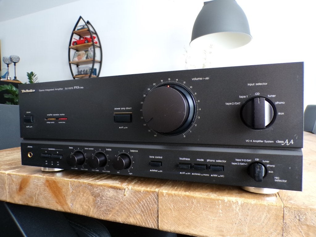 Zware topklasse Technics Class AA versterker SU-V670 PXS., Overige merken, Ophalen of Verzenden, Zo goed als nieuw, 120 watt of meer