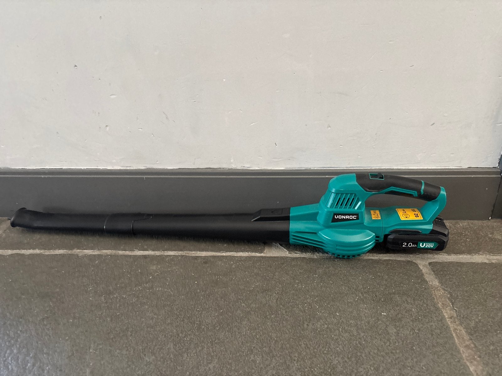 VONROC Bladblazer Accu 20V met Lader en Accu, Tuin en Terras, Ophalen of Verzenden, Zo goed als nieuw, Accu, Handgedragen