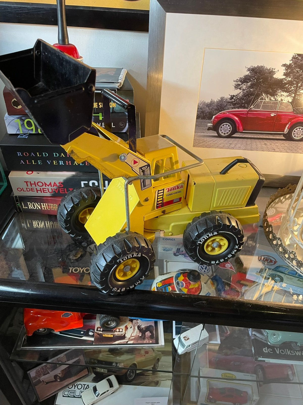 Tonka bulldozer turbo diesel, Kinderen en Baby's, Speelgoed | Speelgoedvoertuigen, Ophalen of Verzenden, Zo goed als nieuw