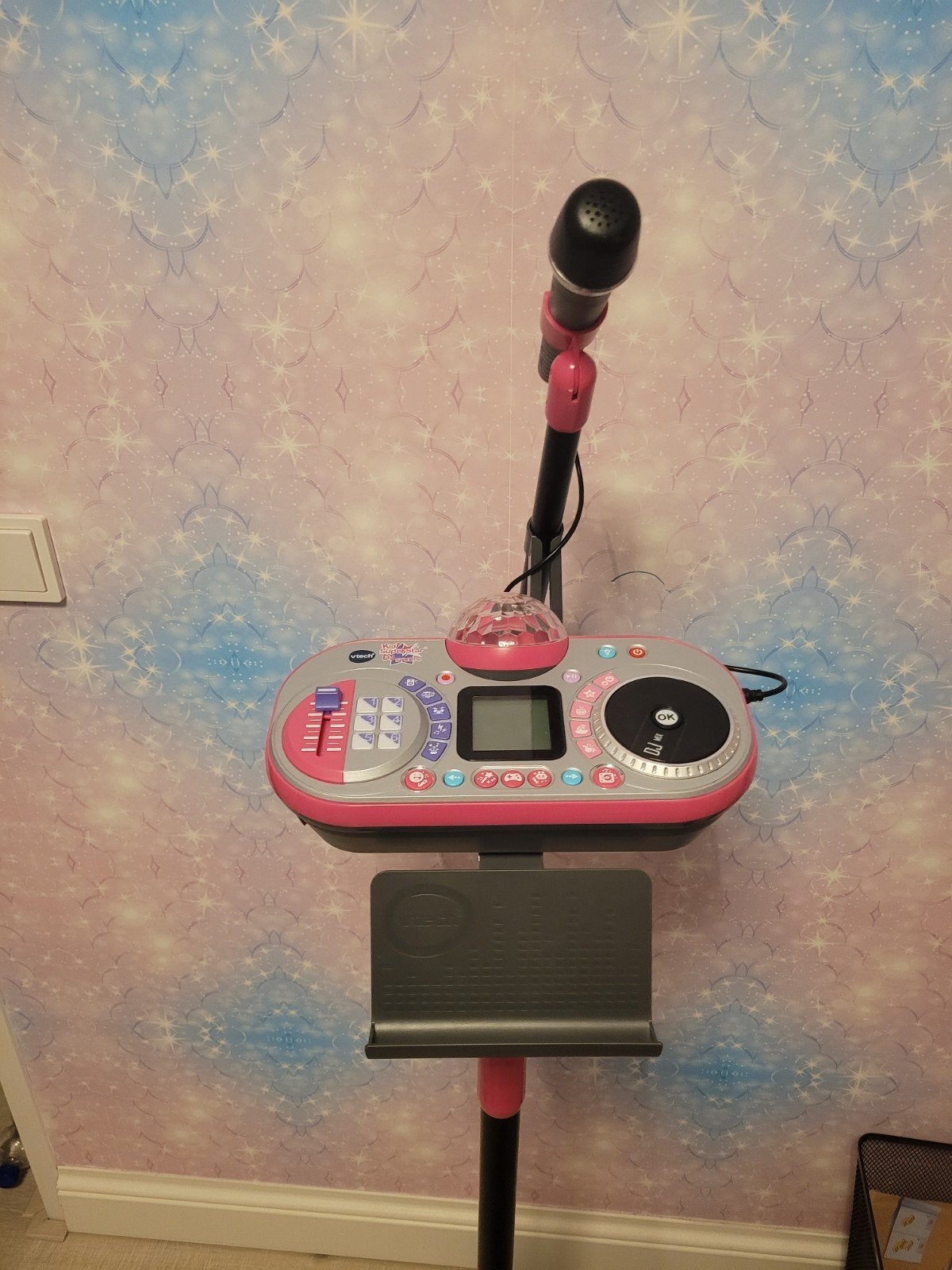 VTech Kidi Super Star DJ Studio met microfoon en standaard, Ophalen of Verzenden, Zo goed als nieuw, Complete set