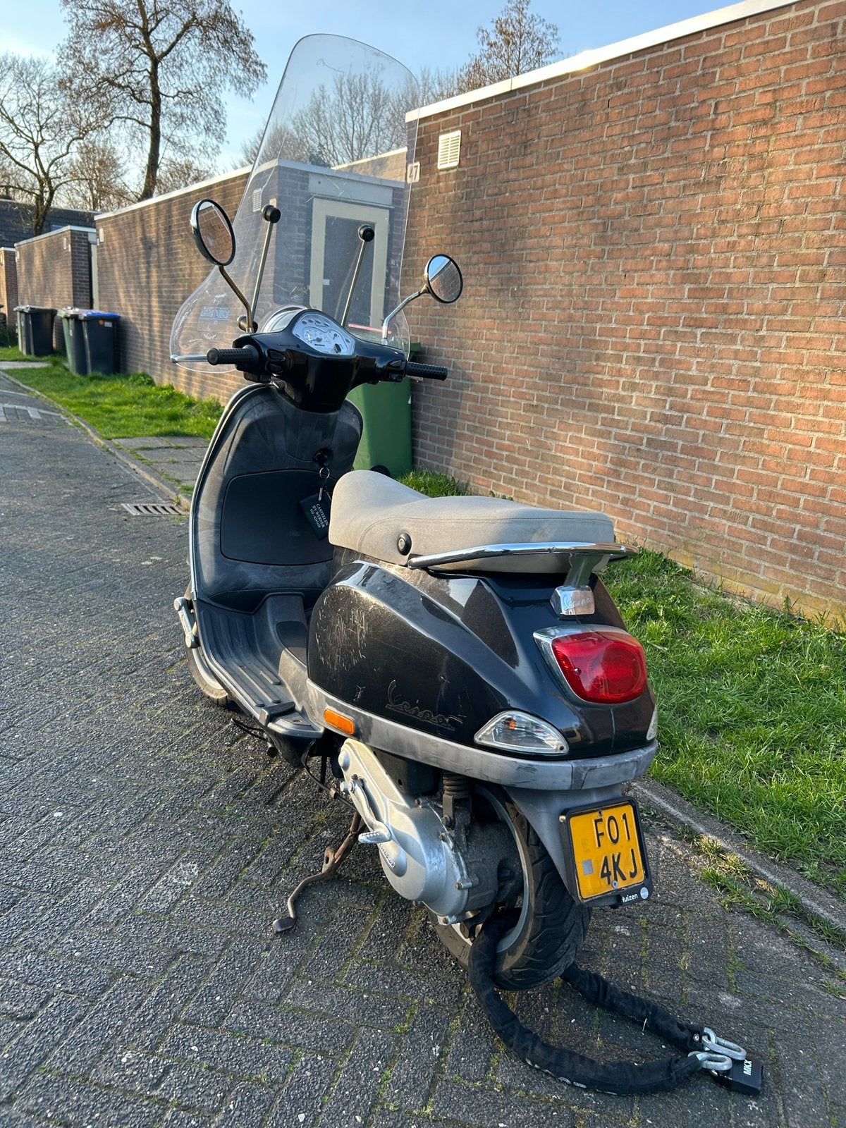 Vespa Piaggio C38 - Vespa LX - Zwart, Fietsen en Brommers, Ophalen, Gebruikt, Maximaal 45 km/u, Benzine
