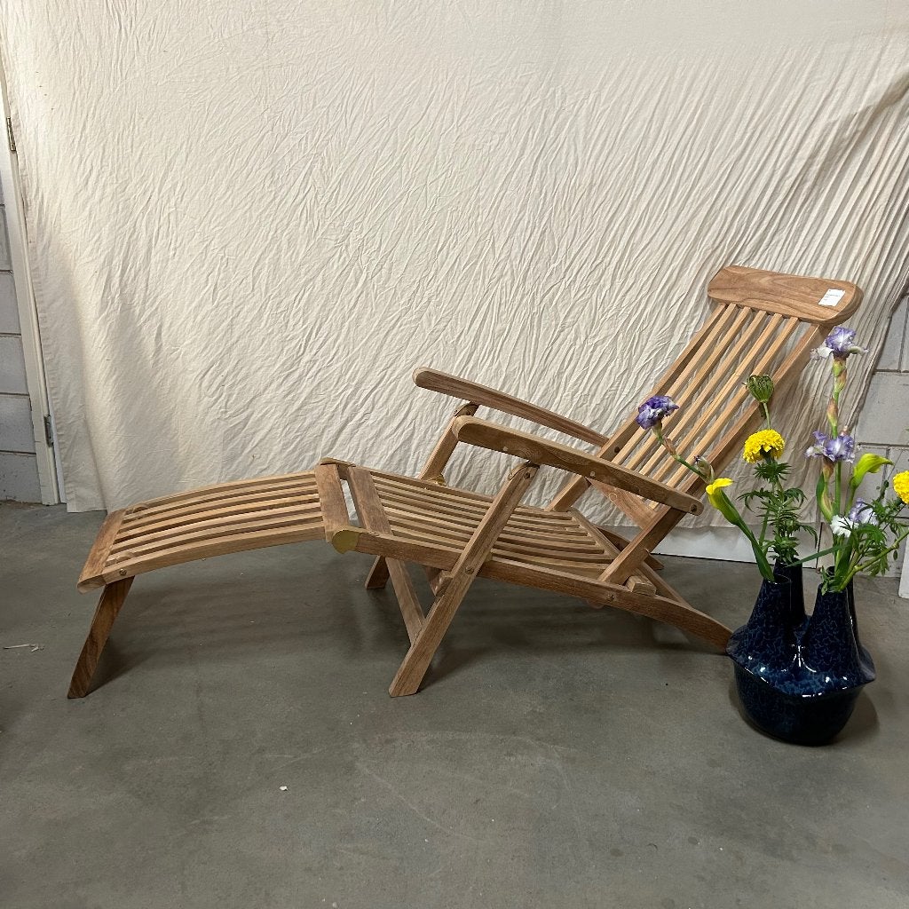 ligbed - 4 standen - teakhout - inklapbaar - Gratis bezorgd, Tuin en Terras, Ligbedden, TTM Wonen, Meubels – (Perzische) Tapijten en Woonaccessoires