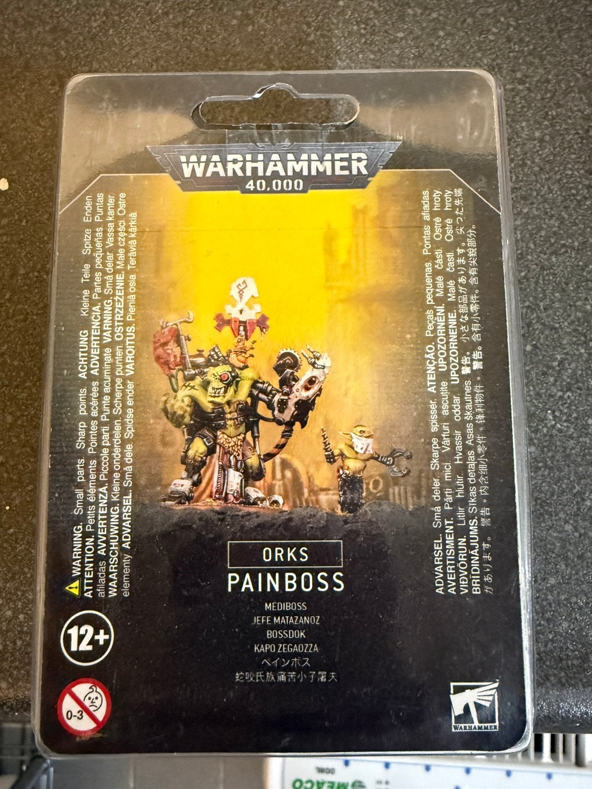 Warhammer 40k Ork Painboss, Hobby en Vrije tijd, Ophalen of Verzenden, Zo goed als nieuw, Warhammer