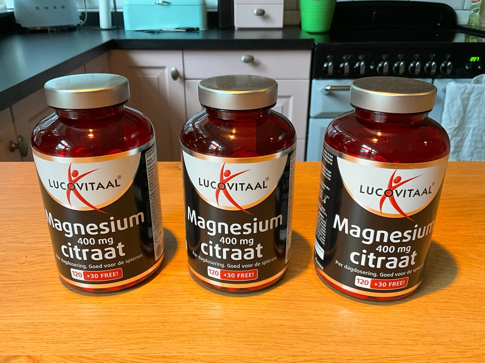 3x Lucovitaal Magnesium Citraat 400mg - Nieuw & Ongeopend, Ophalen of Verzenden, Nieuw, Overige typen