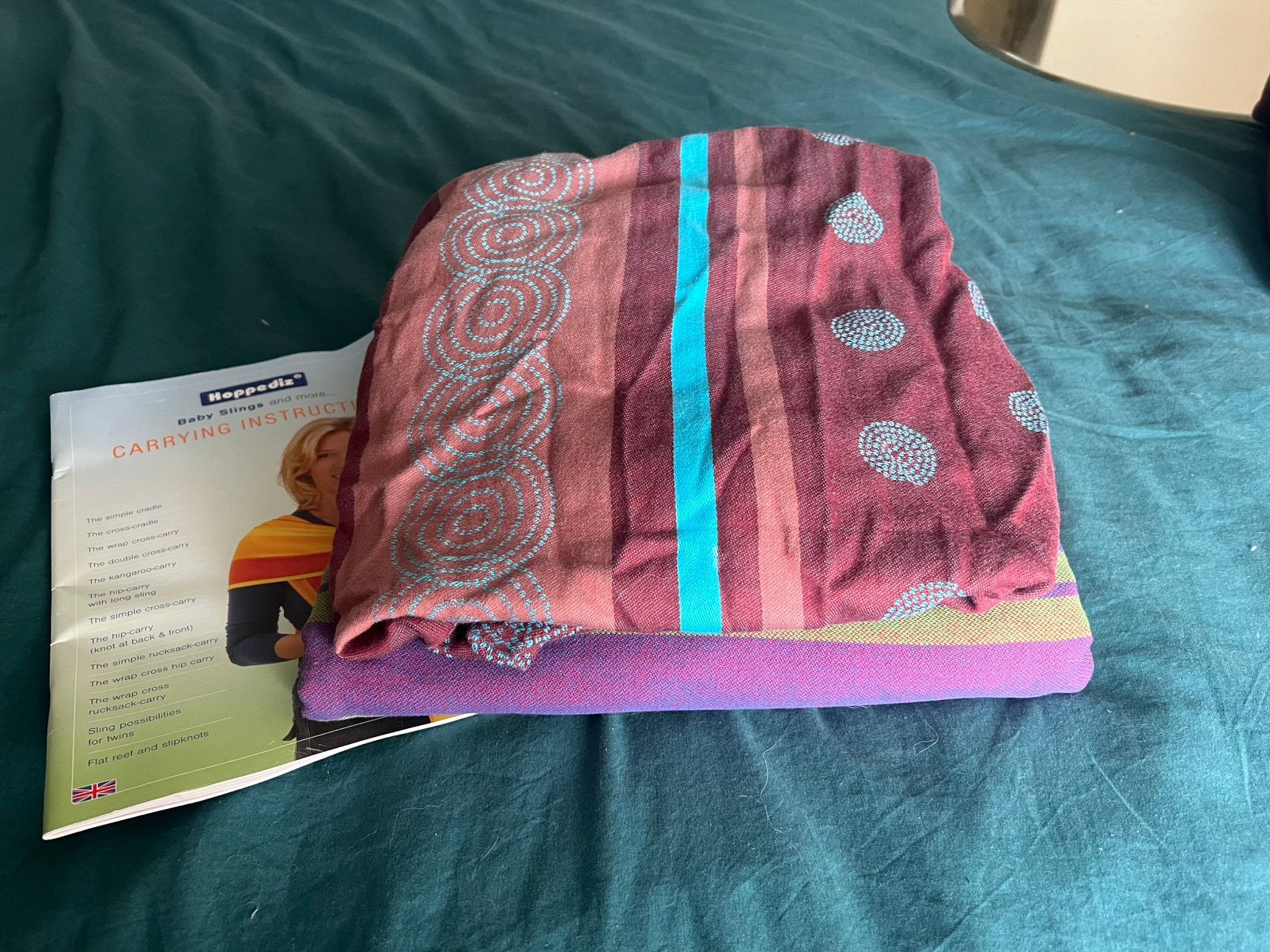 Hoppediz ringsling en Storchen Wiece draagdoek, Ophalen of Verzenden, Gebruikt, Draagdoek, Overige merken