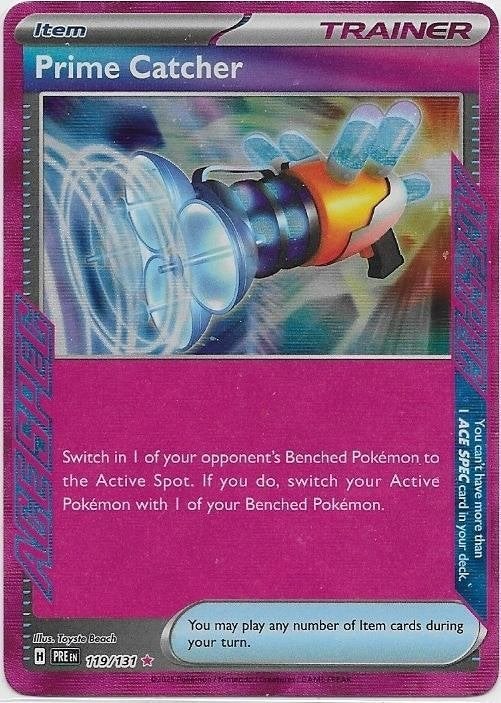 Prismatic Evolutions,  Prime Catcher [ace spec] 119/131, Verzenden, Nieuw, Losse kaart