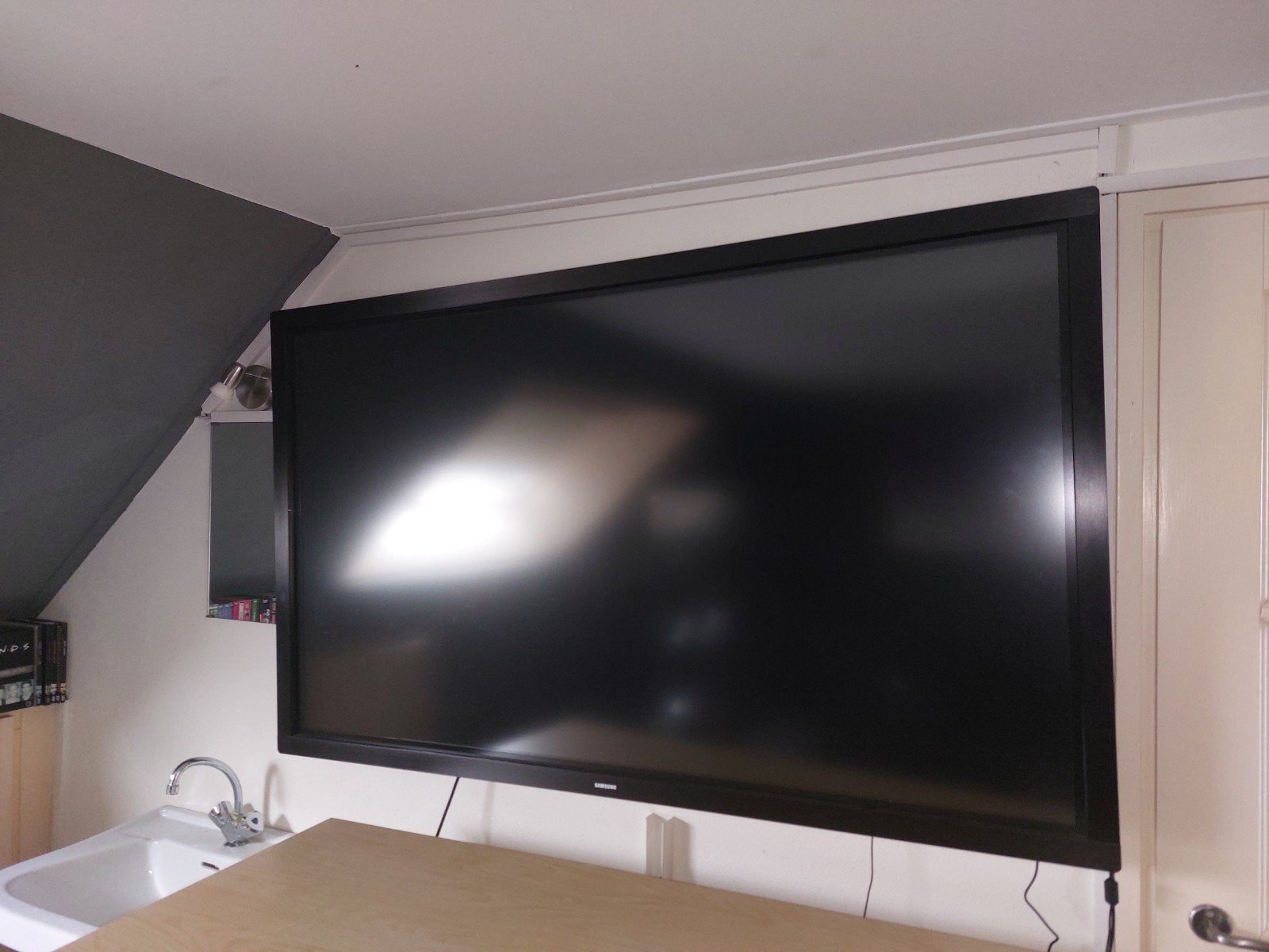 DM65E Samsung 65 inch tv. Full Hd,lees beschrijving aub, Ophalen, 50 Hz, Samsung, 100 cm of meer