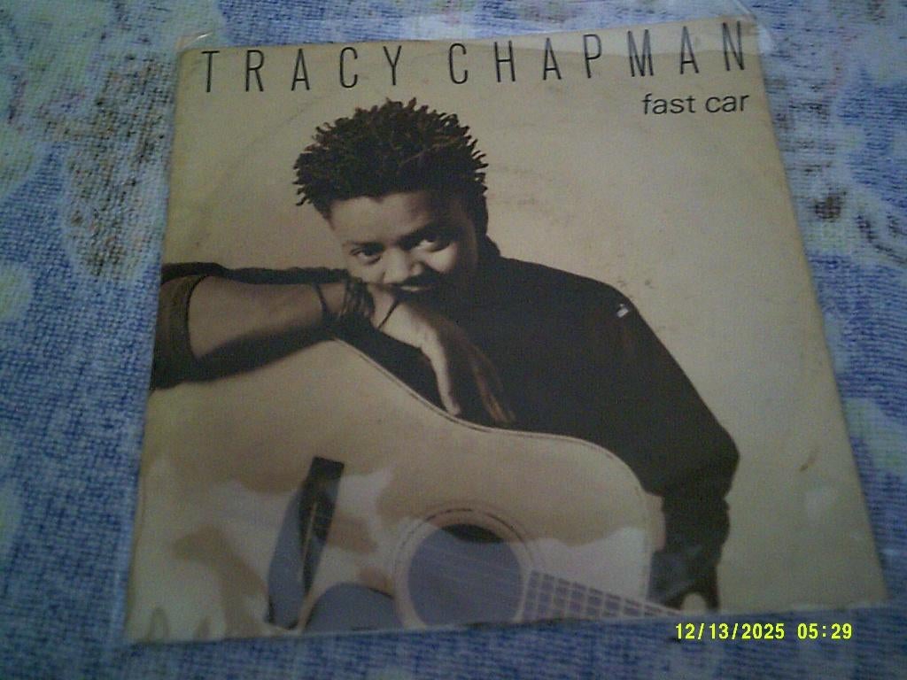 Tracy Chapman – Fast Car / vinylsingel -1988 ,ZGST, Ophalen of Verzenden, Zo goed als nieuw, Overige formaten