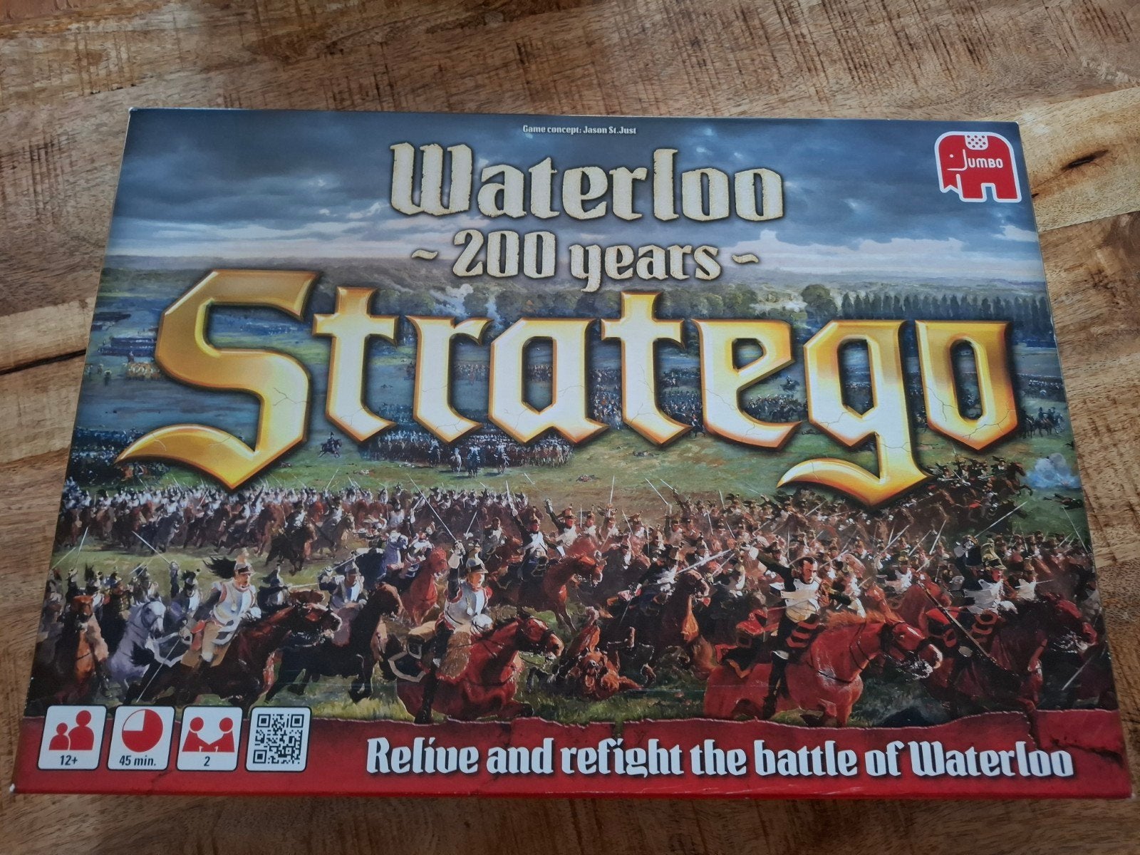 Stratego Waterloo 200 Years - Bordspel, Een of twee spelers, Ophalen of Verzenden, Zo goed als nieuw, Jumbo