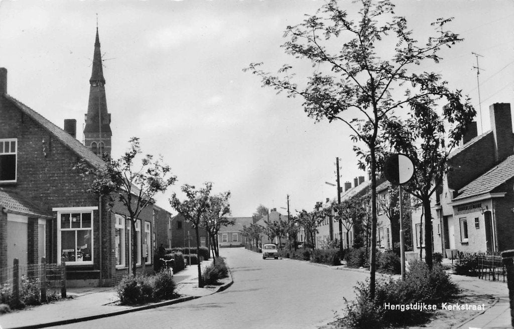 JP1308 Hengstdijk Kerkstraat 1966, Verzamelen, Verzenden, 1960 tot 1980, Gelopen, Zeeland