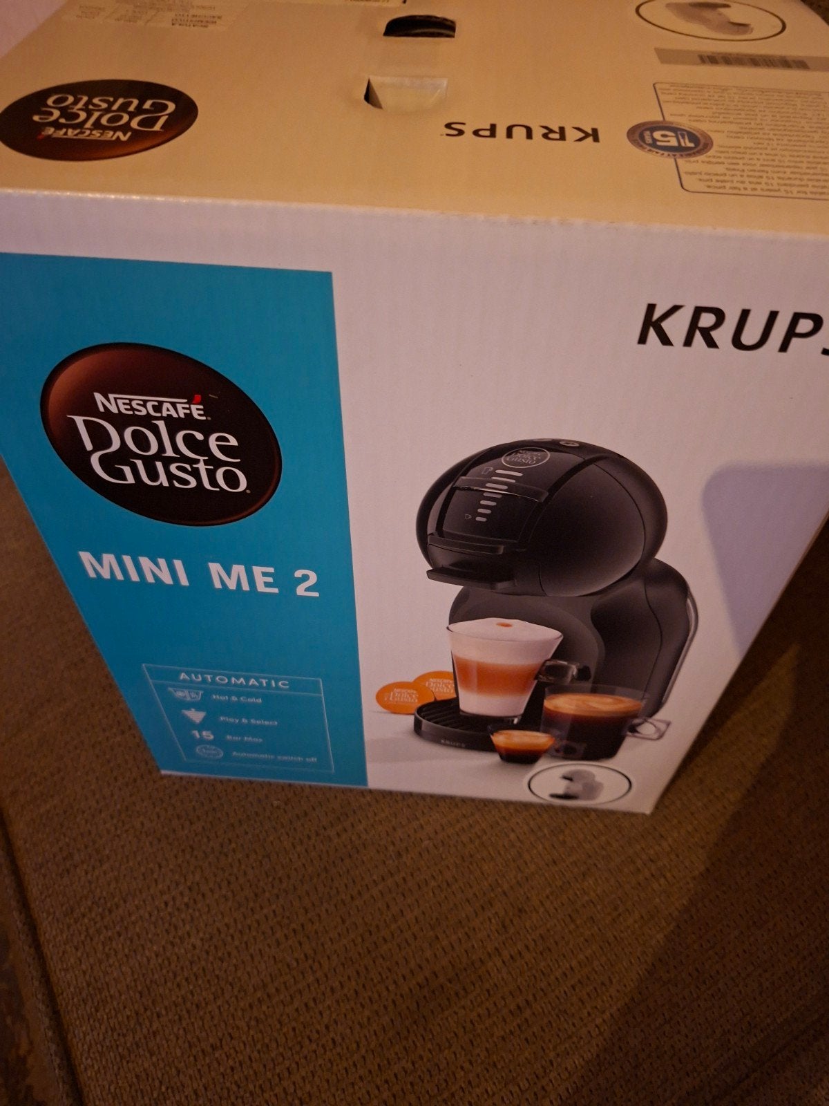 Nescafé Dolce Gusto Mini Me 2 Koffiezetapparaat, Ophalen, 4 tot 10 kopjes, Koffiepads en cups, Afneembaar waterreservoir