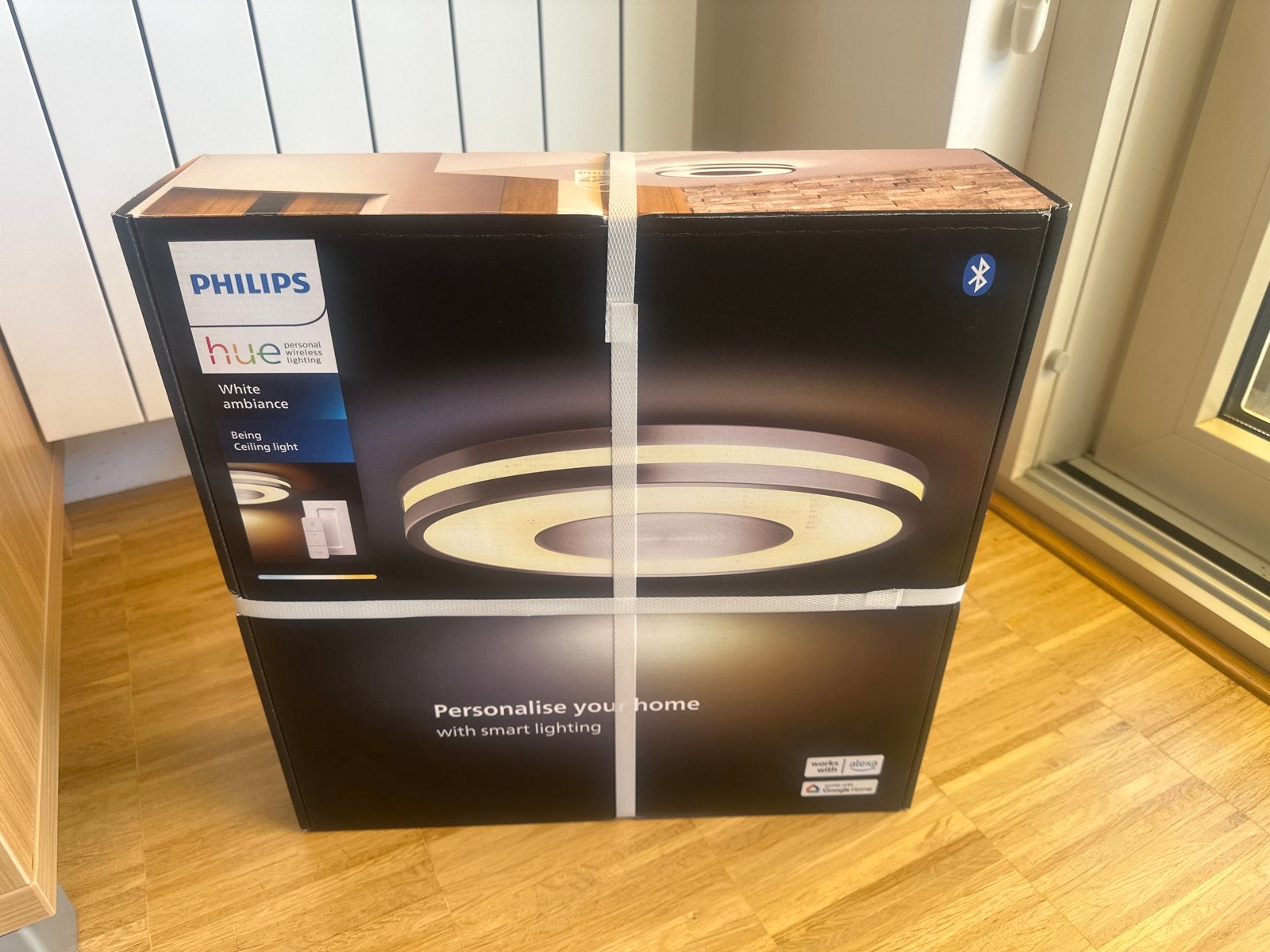 Philips Hue Being Plafondlamp, Huis en Inrichting, Lampen | Lampenkappen, Metaal, Rond, Nieuw, Ophalen of Verzenden