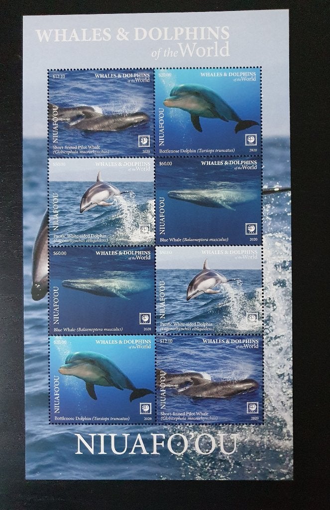 Niuafo'ou 2020 Dolfijn Walvis michel vel 773-776 postfris, Verzenden, Postfris, Dier of Natuur