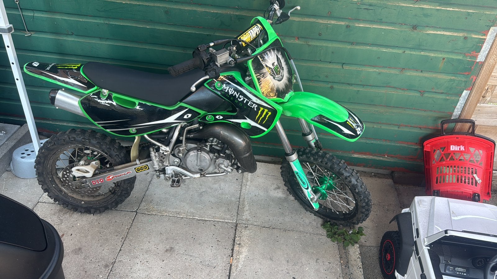 Crosser 65cc Kawasaki origineel, Ophalen, Zo goed als nieuw, Pitbike