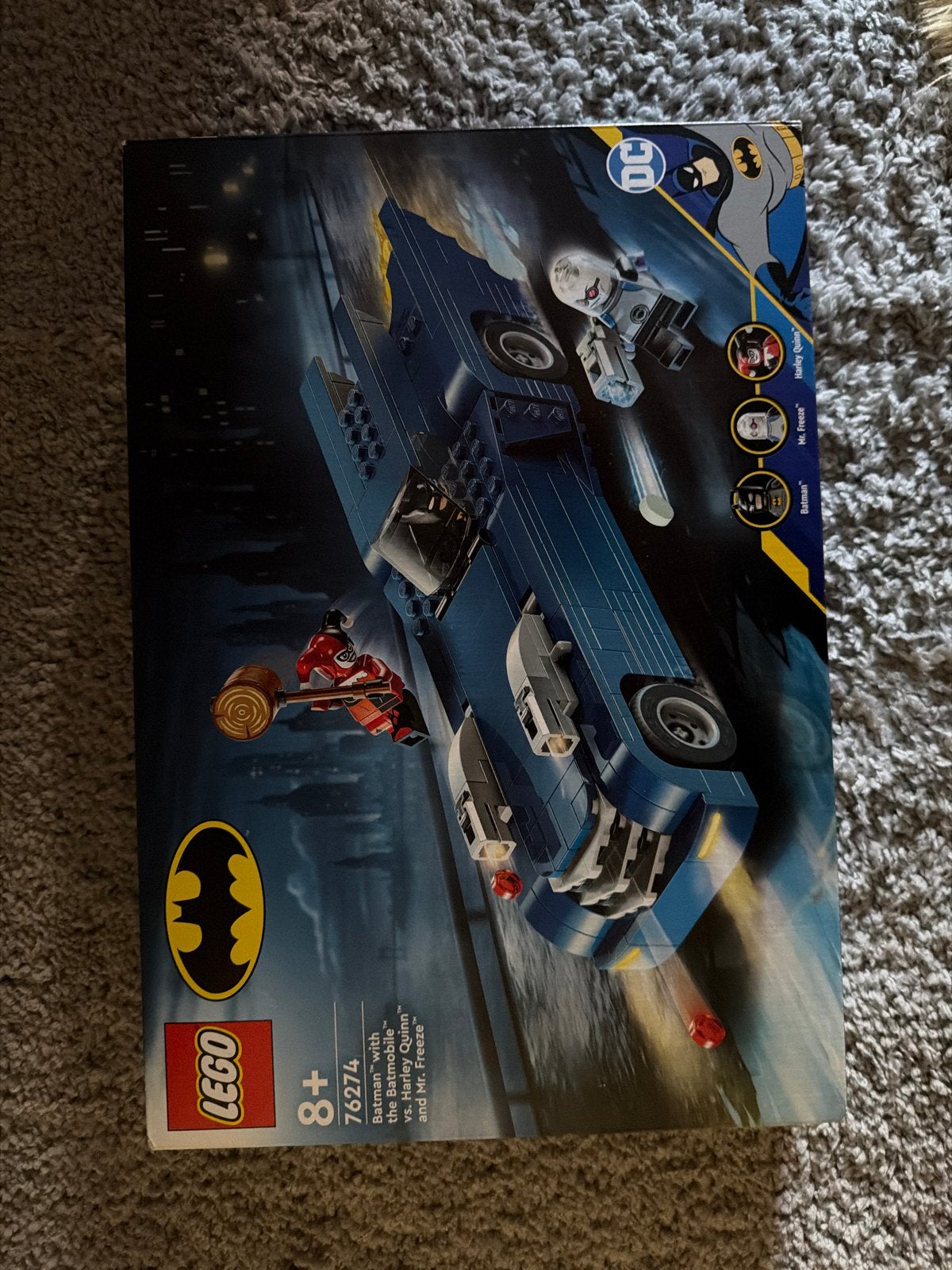 LEGO Batman Batmobile 76274 met Harley Quinn en Mr. Freeze, Ophalen of Verzenden, Nieuw, Overige merken