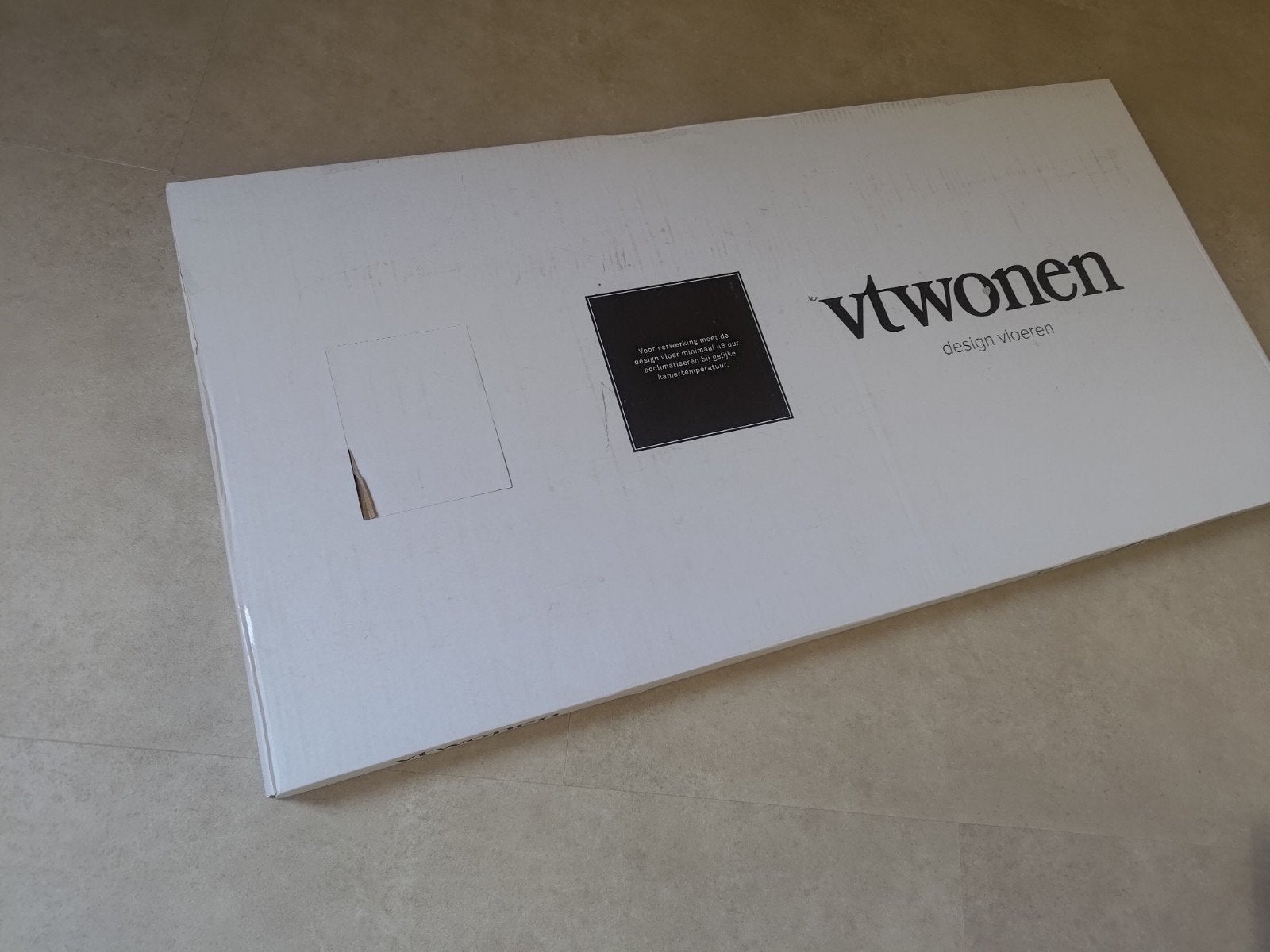 Vtwonen klik pvc basis sand 1 doos (ongeopend), Ophalen, 50 tot 150 cm, Nieuw, 10 m² of meer