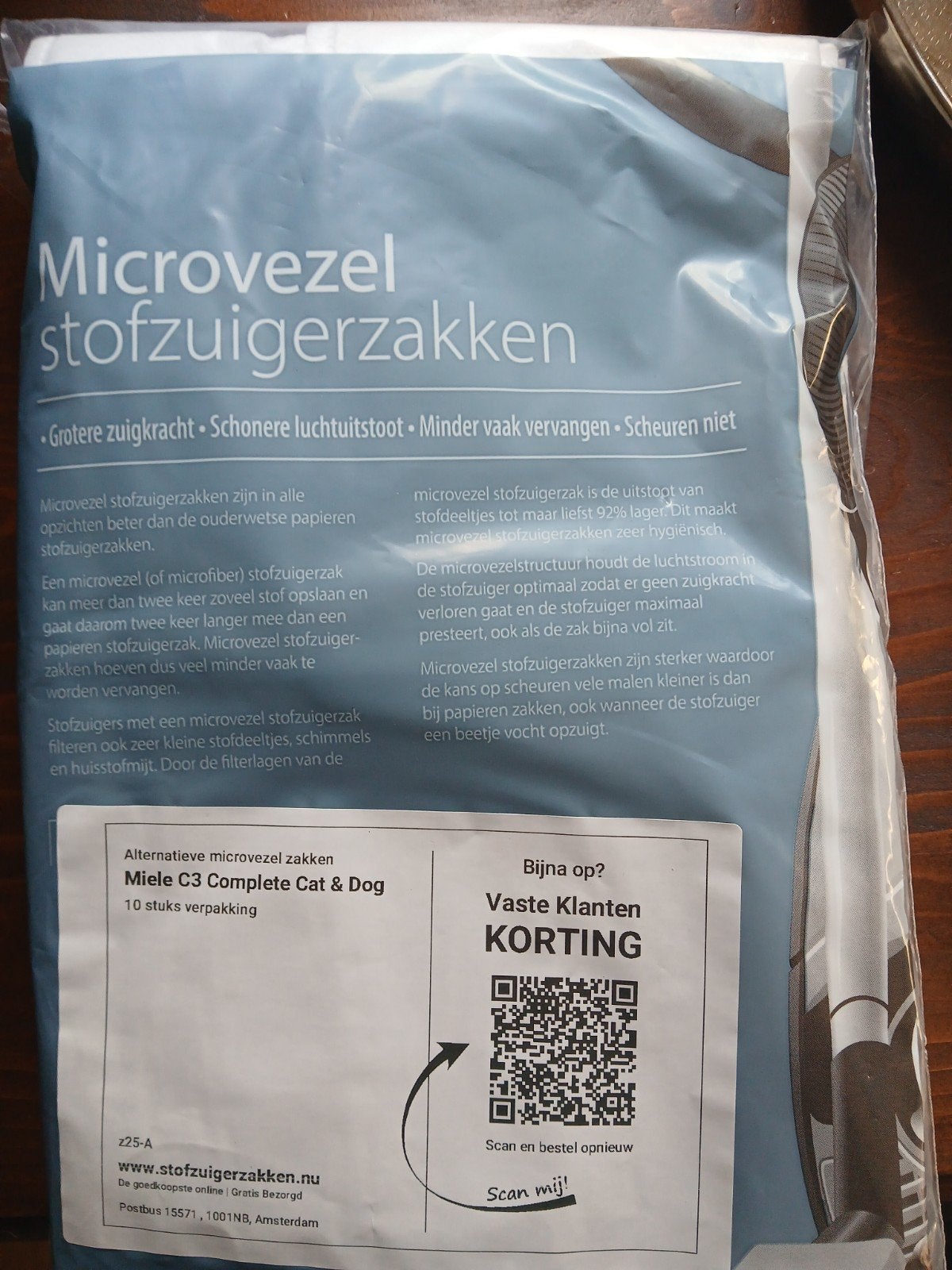 Microvezel stofzuigerzakken voor Miele C3 Complete Cat & Dog, Witgoed en Apparatuur, Overige typen, Nieuw, Miele, Ophalen