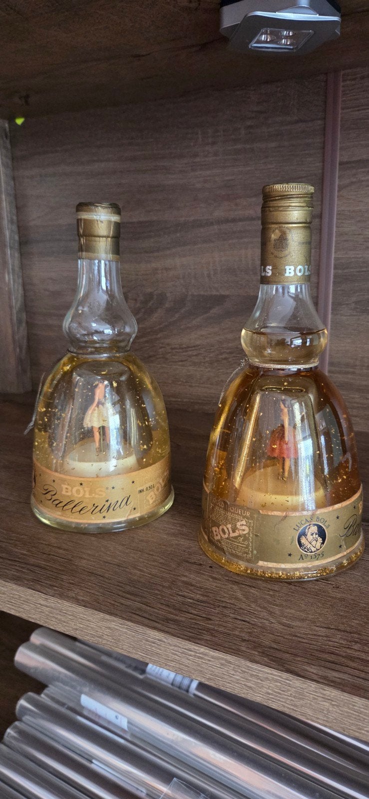 Unieke vintage Bols Ballerina flessen (ongeopend), Ophalen