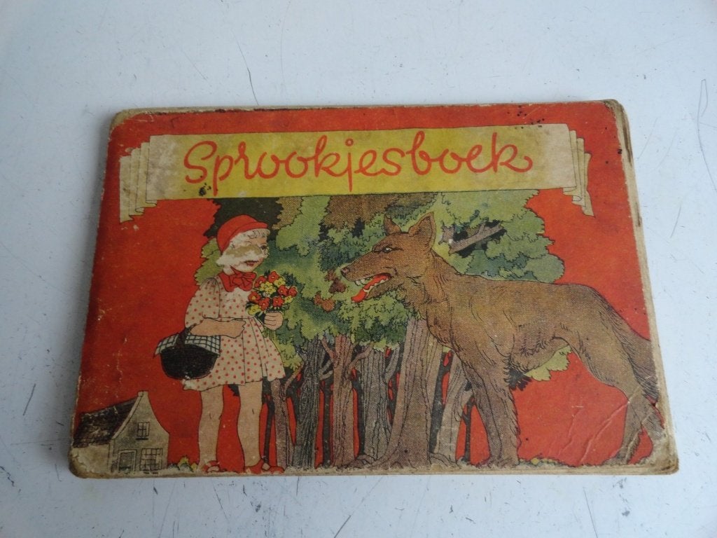 Sprookjesboek antiek, Roodkapje, Ophalen of Verzenden, Gelezen