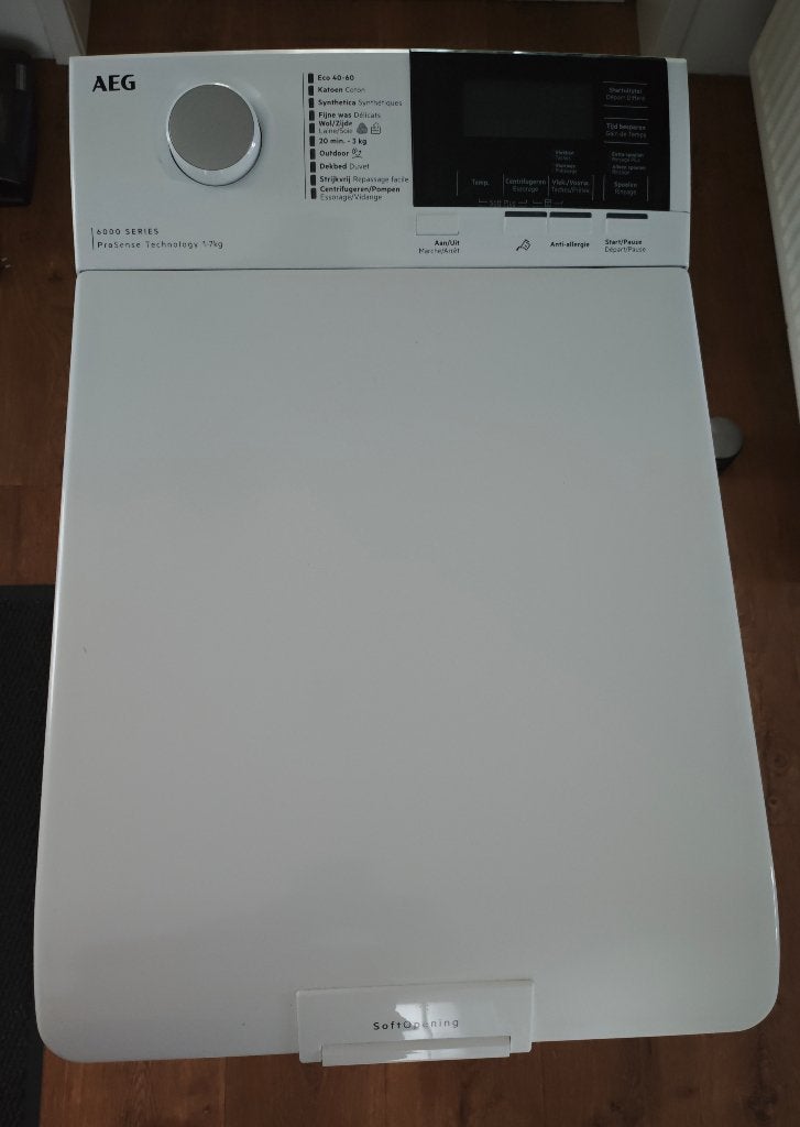 AEG wasmachine bovenlader, Ophalen, Bovenlader, Nieuw, Energieklasse A of zuiniger