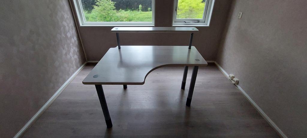 Bureautafel White wash, Ophalen of Verzenden, Gebruikt, Overige kleuren