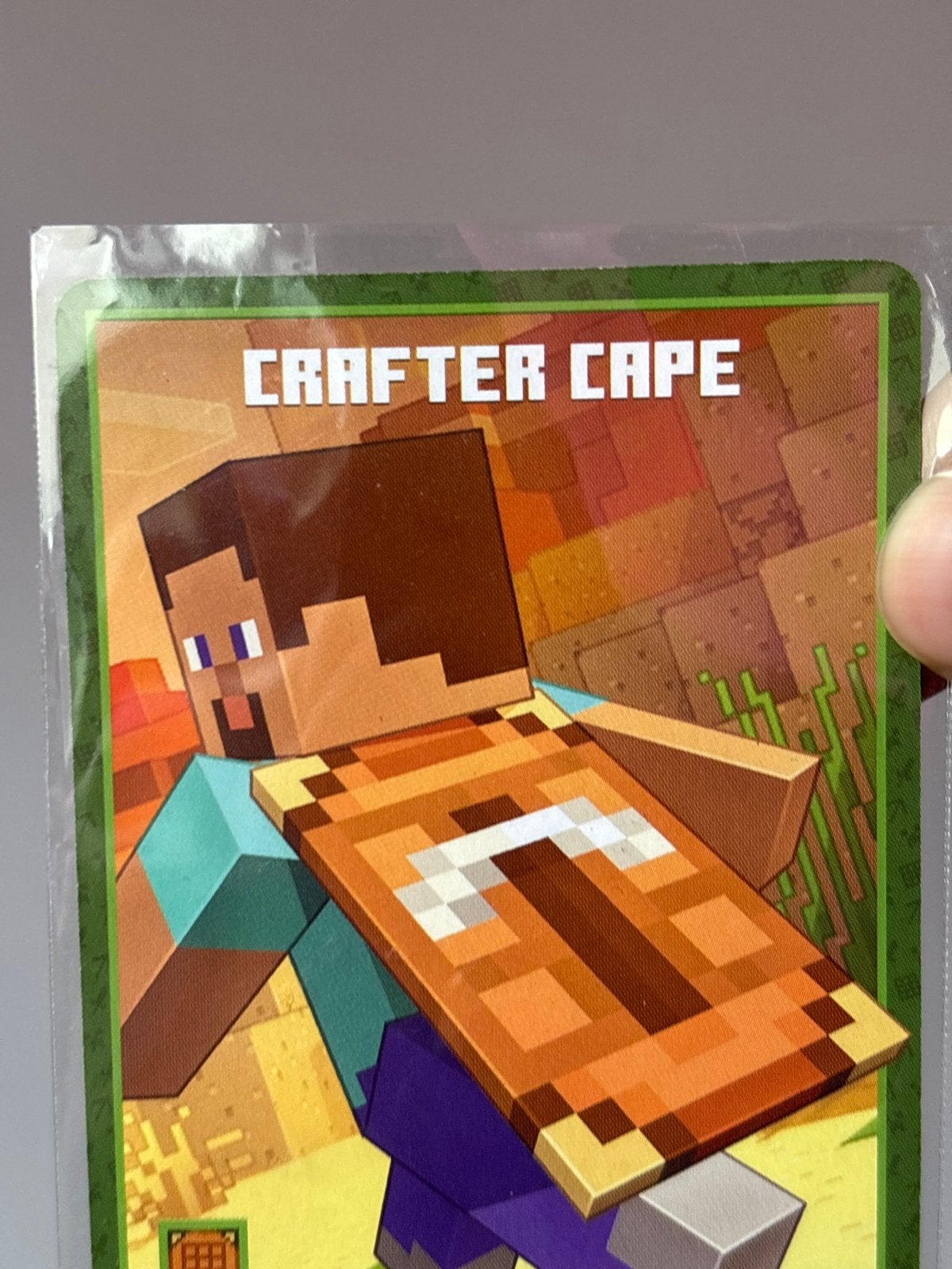 Minecraft Crafter Cape TwitchCon Europe kaart, Ophalen of Verzenden, Zo goed als nieuw