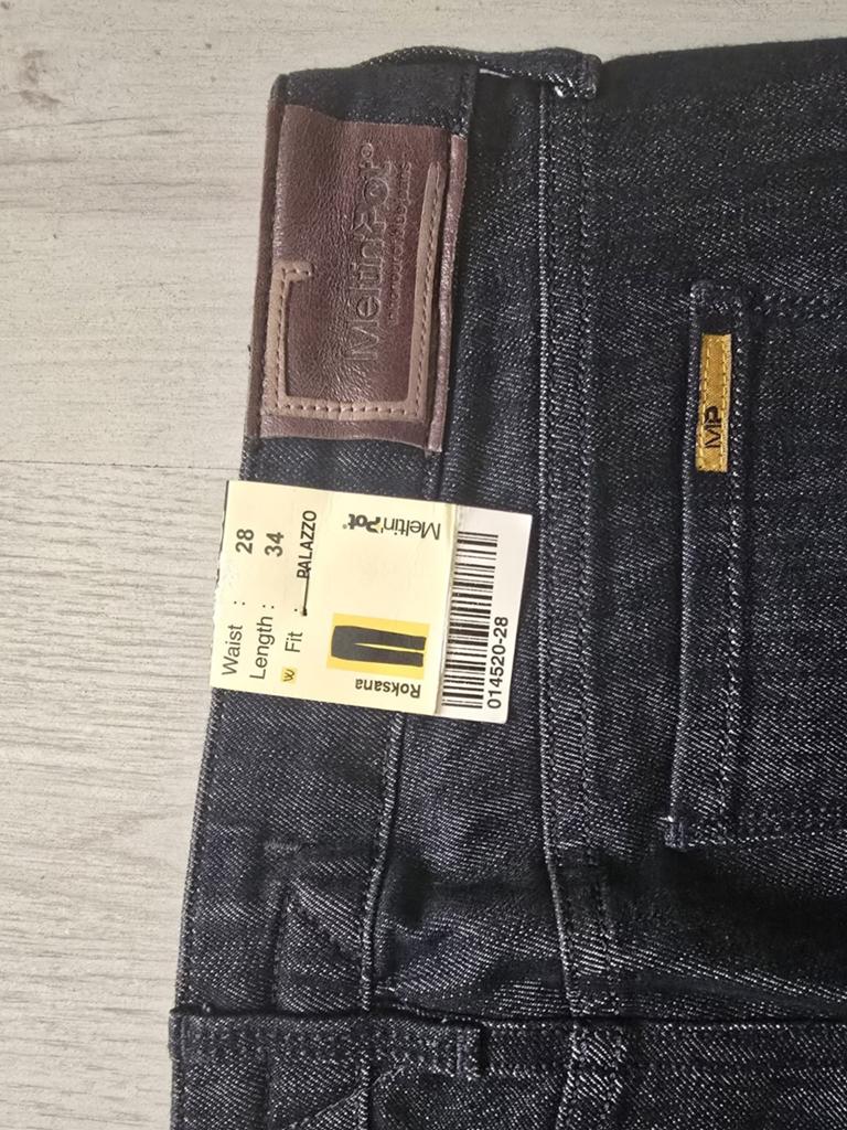 Melting Pot Roksana Palazzo Jeans W28 L34 - Nieuw, Kleding | Dames, Spijkerbroeken en Jeans, Blauw, Melting Pot, Nieuw, Ophalen of Verzenden