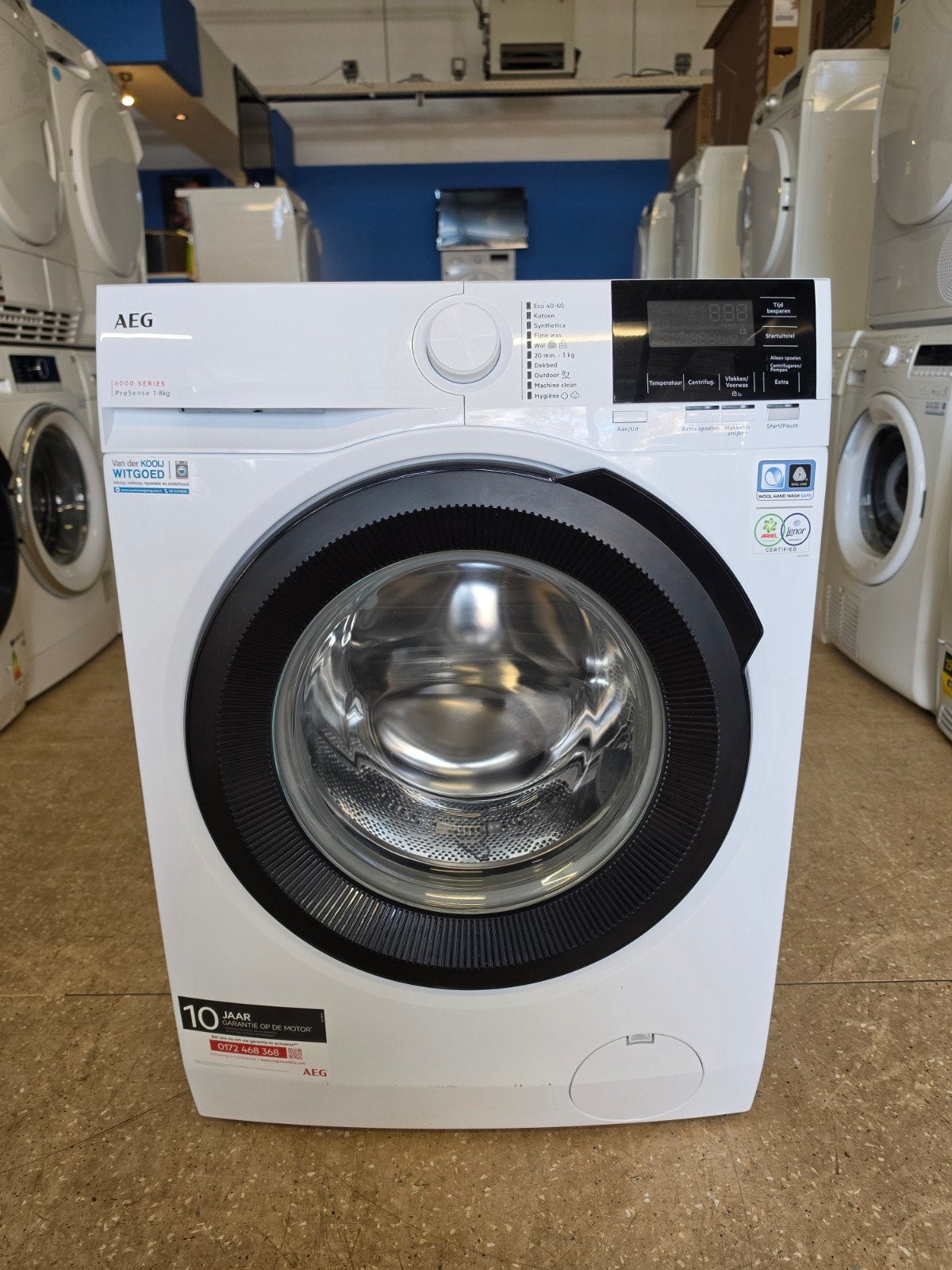 AEG 6000 Series wasmachine | 8 kilo | Gratis thuis 🚚✅️, AEG, Jirnsum, 1200 tot 1600 toeren, 8 tot 10 kg
