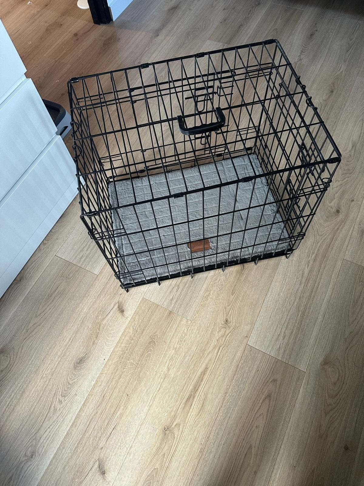 Hondenbench voor kleine hond of pup - inclusief kussen, Ophalen, Zo goed als nieuw