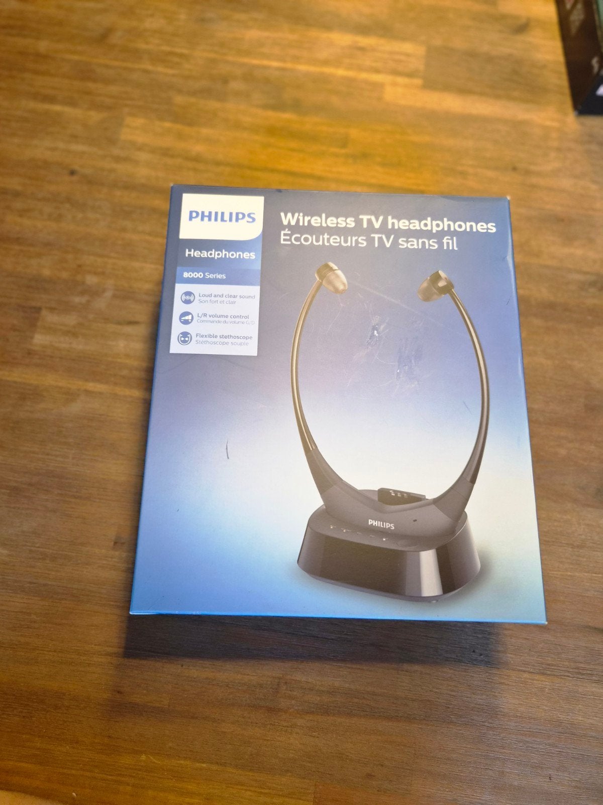 Nieuwe Philips 8000 Serie Draadloze TV Hoofdtelefoon, Ophalen of Verzenden