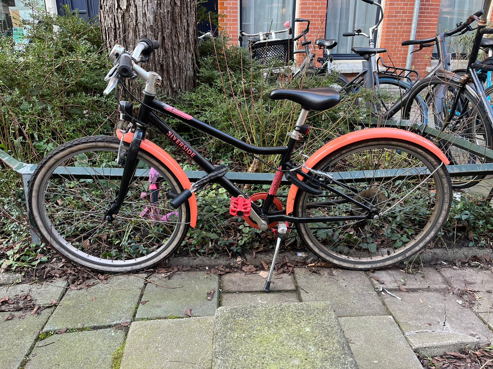 Gratis kinder fiets 9-11 jaar, Minder dan 47 cm, Ophalen, Zo goed als nieuw, Staal