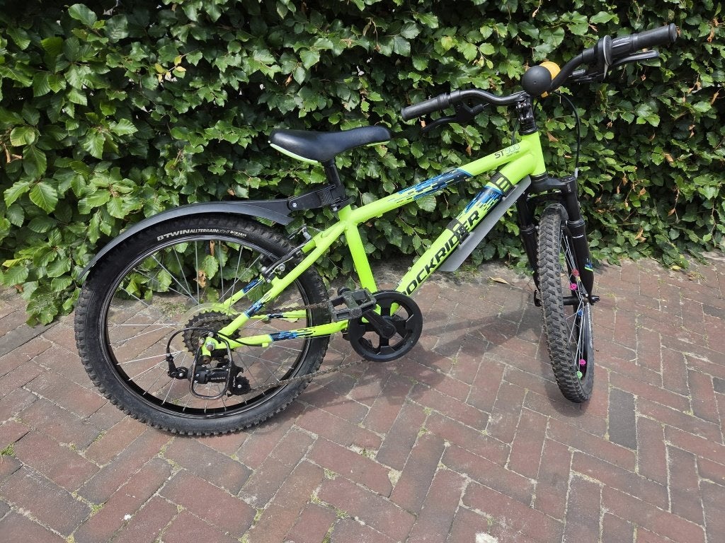 Kinderfiets rockrider  20 inch, Ophalen, Gebruikt, Velgrem, Versnellingen