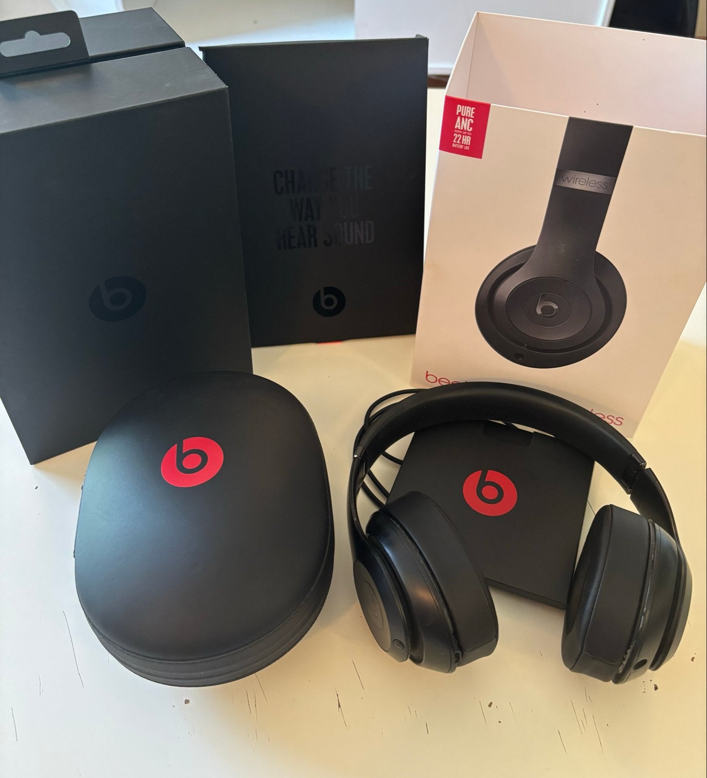 Beats Studio3 koptelefoon zwart, Gebruikt, Beats, Draadloos, Ophalen of Verzenden