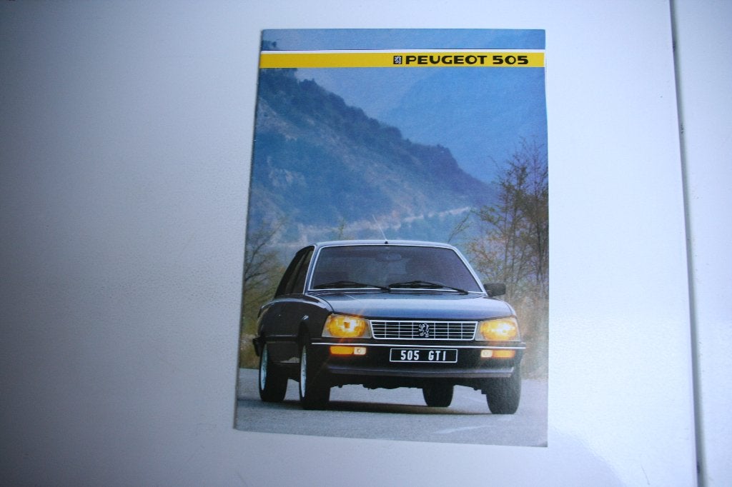 Folder Peugeot 505 (1985) (70), Ophalen of Verzenden, Nieuw, Peugeot