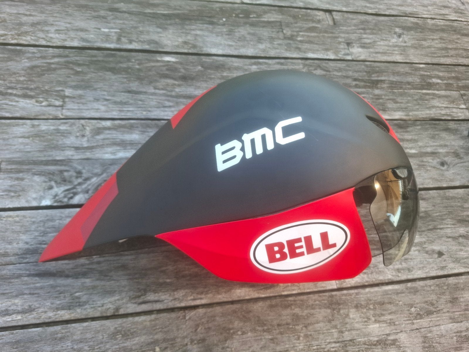 BMC BELL TT helm tijdrithelm, Fietsen en Brommers, Fietsaccessoires | Fietshelmen, Ophalen of Verzenden, Zo goed als nieuw, Bmc