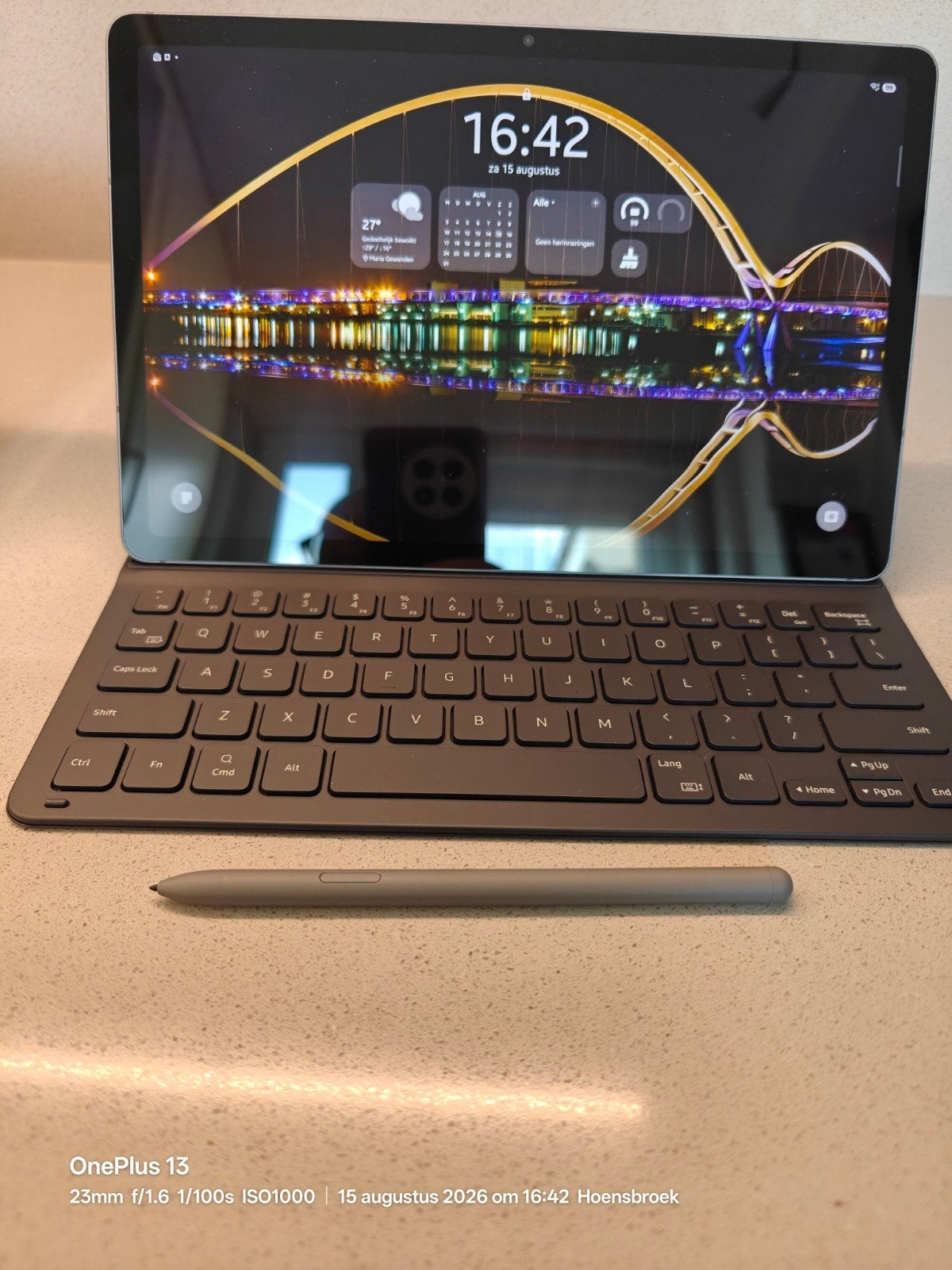 Samsung Tab S9 FE SM-X510 256GB met Keyboard Cover en S Pen, Computers en Software, Android Tablets, Samsung Galaxy tab s9 FE