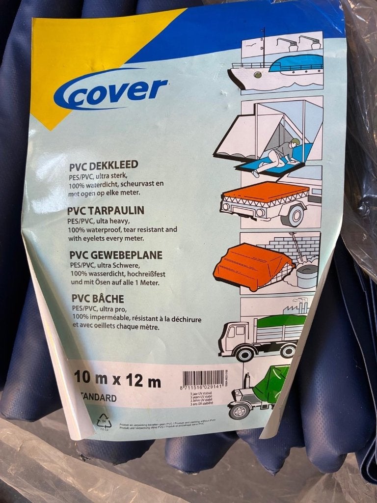 Dekkleed PVC 600 gram, merk COVER, Ophalen, Nieuw, Overige typen