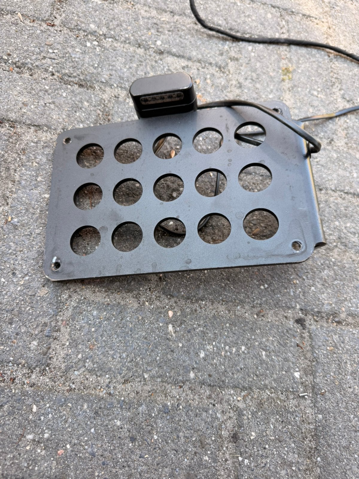 Harley davidson Kentekenplaat houder, Motoren, Ophalen, Gebruikt