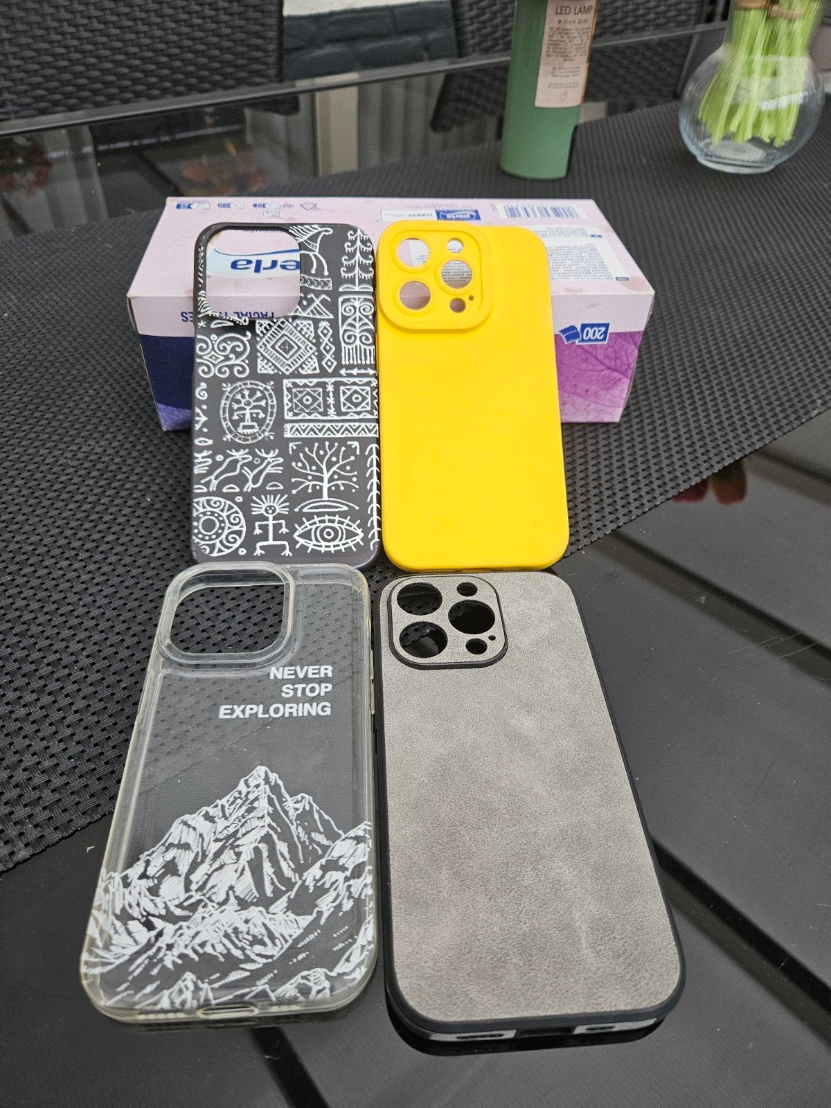 4x iPhone 14 Pro Hoesjes - 3x Nieuw!, Zwart, Hoesje of Tasje, Ophalen of Verzenden, Zo goed als nieuw