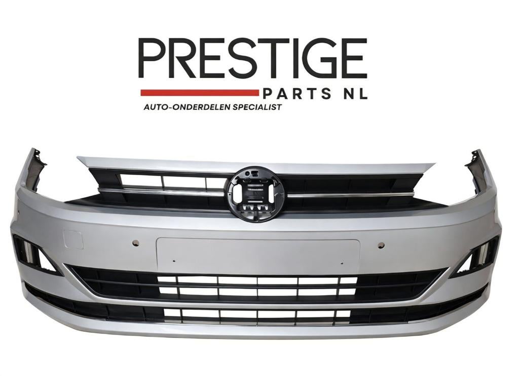 Voorbumper VW Polo 2G AW 4xPDC LA7W Bumper bj.2017-2022 ORGI, Gebruikt, -, Ophalen of Verzenden, Bumper
