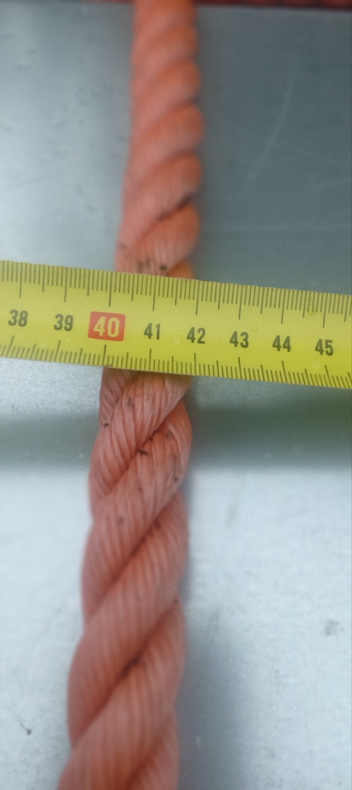 touw, Doe-het-zelf en Verbouw, IJzerwaren en Bevestigingsmiddelen, Ophalen of Verzenden, Zo goed als nieuw, 250 mm of meer
